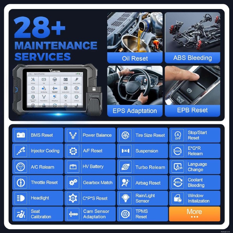 VDIAGTOOL VD80BT Lite vs XTOOL D7S (2026):Máy quét nào phù hợp nhất với ngân sách của bạn? 
