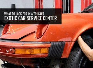 Chọn một trung tâm dịch vụ xe Exotic đáng tin cậy:Các yếu tố chính cần xem xét 