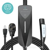 Bộ sạc Tesla NACS EV di động Lectron – Tương thích cấp 1 &2, 120V/240V, 8‑40A, NEMA5‑15 &14‑50 