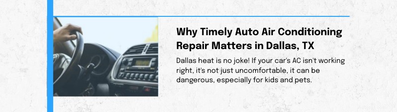 Sửa chữa điều hòa ô tô chuyên nghiệp tại Dallas, TX – Dịch vụ nhanh chóng và đáng tin cậy 