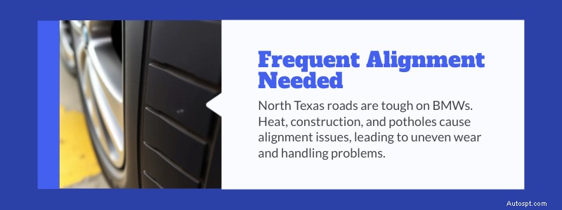 Dịch vụ lốp và căn chỉnh BMW ở Dallas &Plano, TX – Độ chính xác &Hiệu suất 