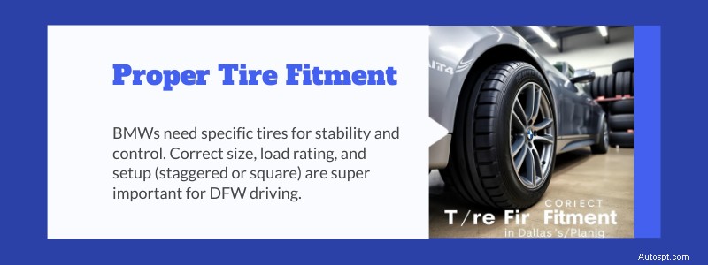 Dịch vụ lốp và căn chỉnh BMW ở Dallas &Plano, TX – Độ chính xác &Hiệu suất 