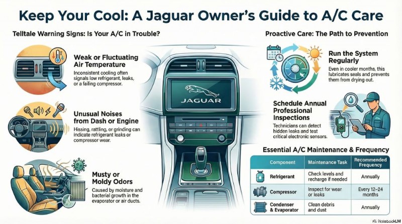 Dịch vụ điều hòa không khí Jaguar cao cấp tại Dallas &Plano – Giữ cho chuyến đi sang trọng của bạn luôn mát mẻ 